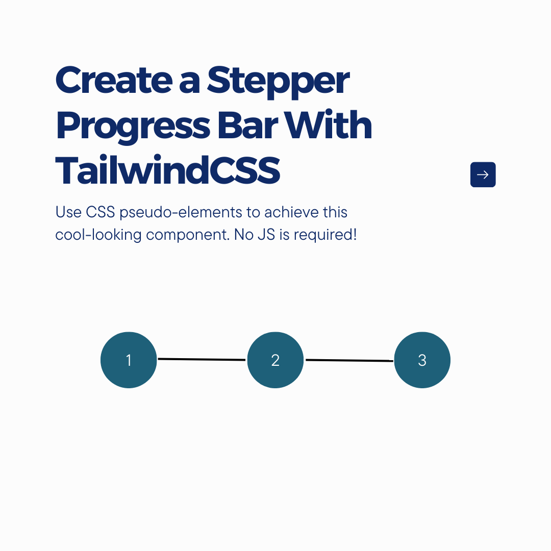 How To Create A Step Progress Bar With Tailwind Alan Medina